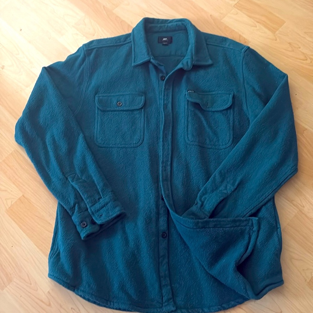 OBEY teal polo shirt